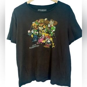 Super Mario Kart Donkey Kong Luigi T-Shirt Size XL
